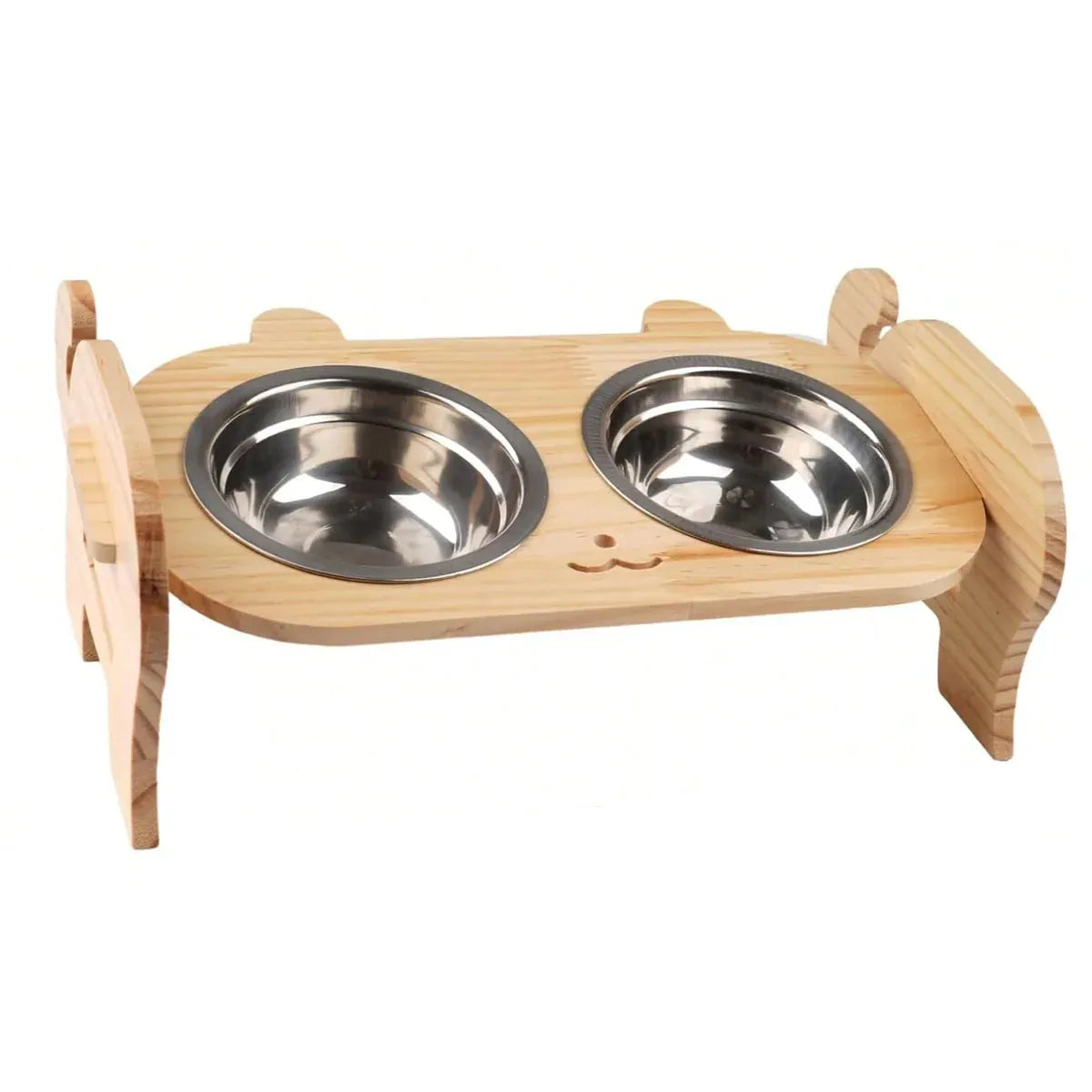 Pet Bowl Anti Tip Double Bowl Pet Food Water Bowl For Home Daily Use