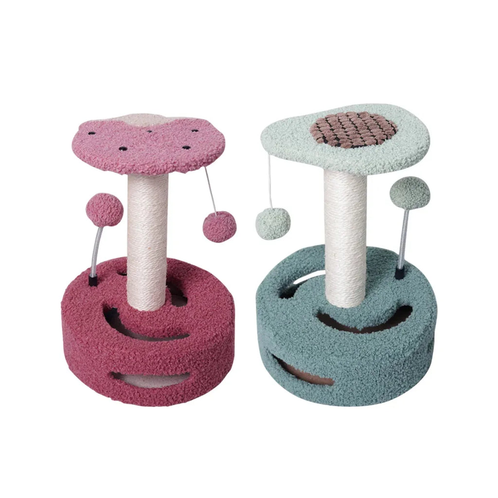 Cat Climbing Toy Small Jump Platform with Claw Scratching Board