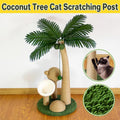 1-Piece Coconut-Style Cat Scratching Post, Green