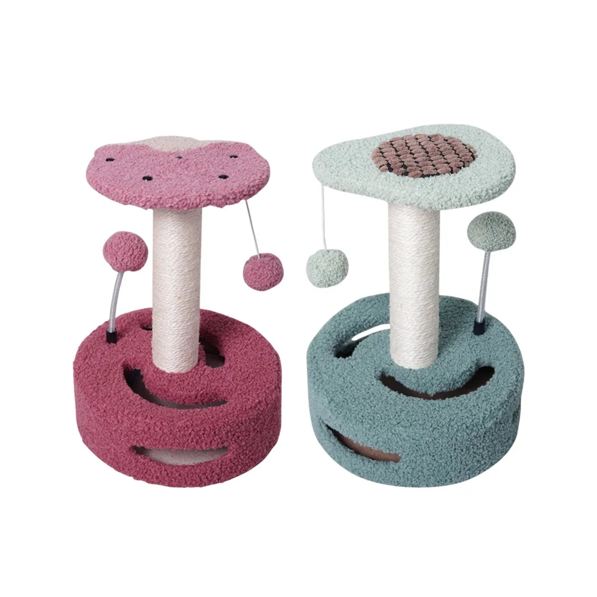 Cat Climbing Toy Small Jump Platform with Claw Scratching Board