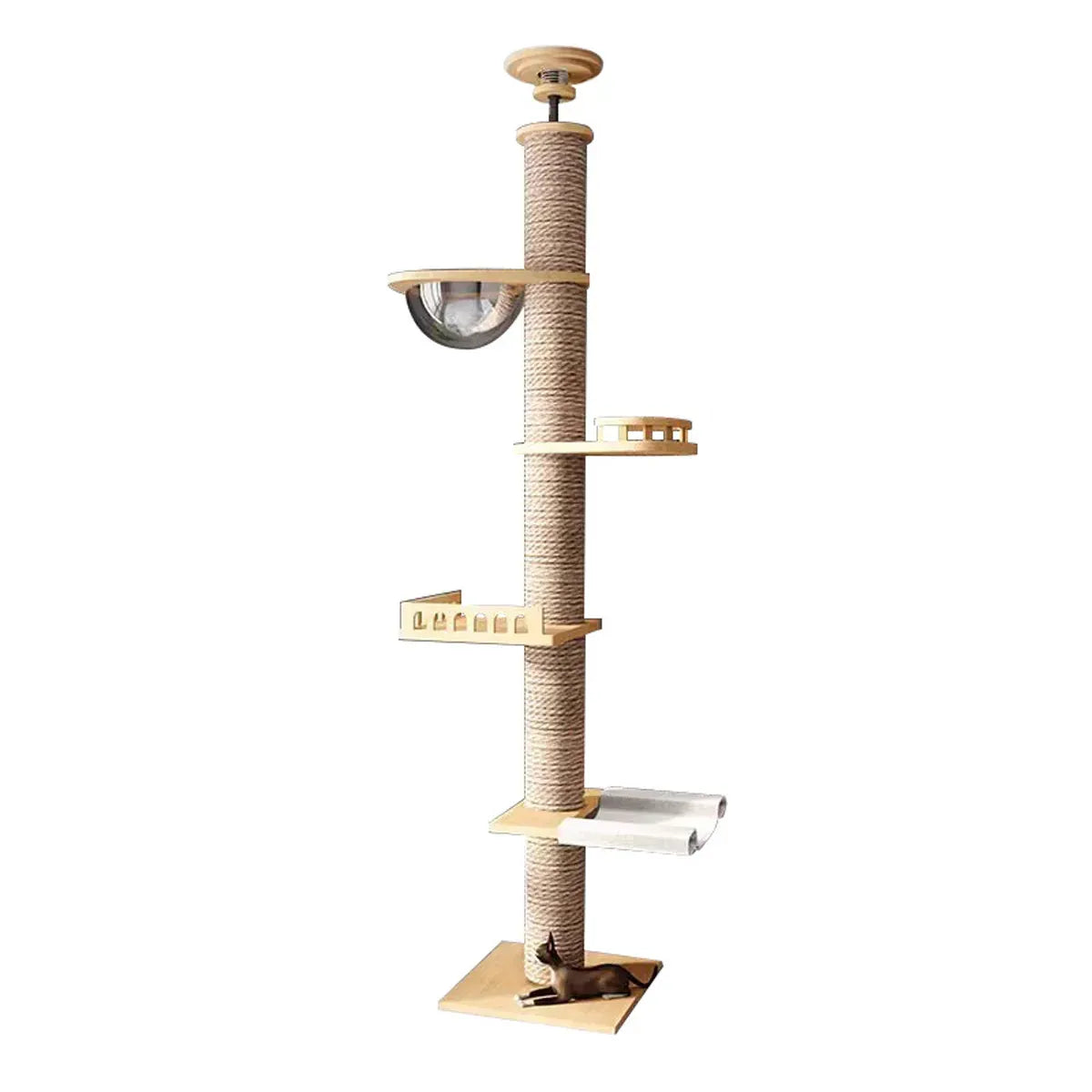 Cat Toy Cat Climbing Frame Floor Standing Multi Functional Cat Tree