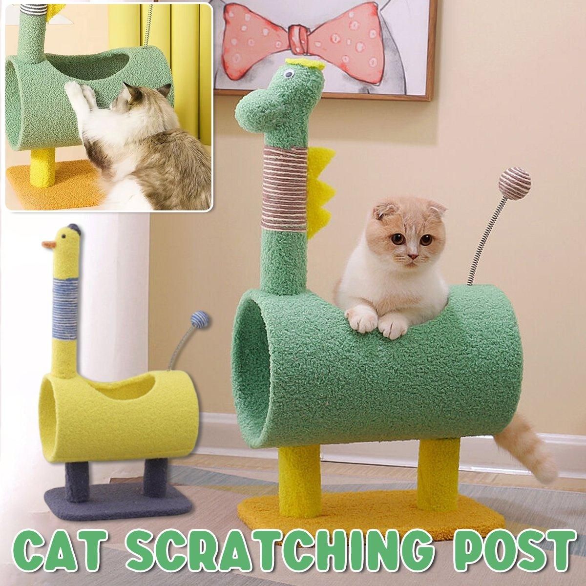 Climbing Frame Cat Scratching Post Jumping Platform Pet Toys