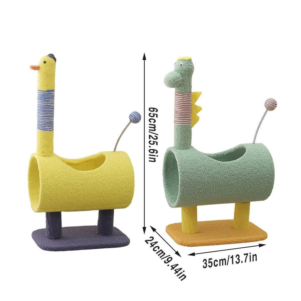 Climbing Frame Cat Scratching Post Jumping Platform Pet Toys