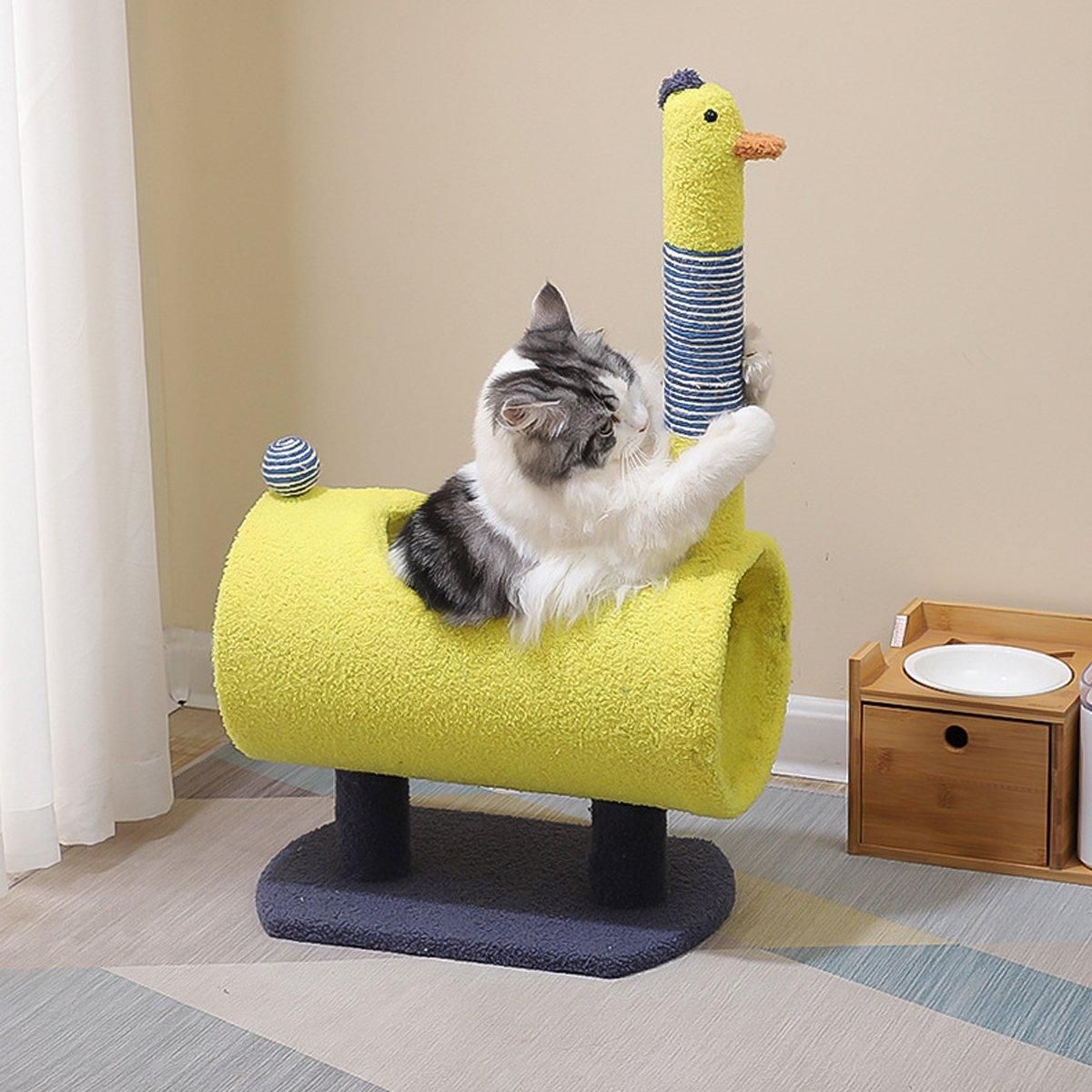 Climbing Frame Cat Scratching Post Jumping Platform Pet Toys