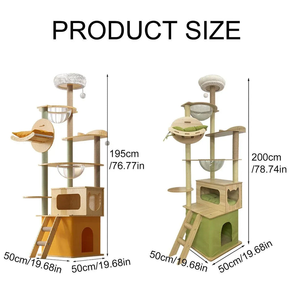 Multi Functional Cat Climbing Tree Tower Stand House Furniture