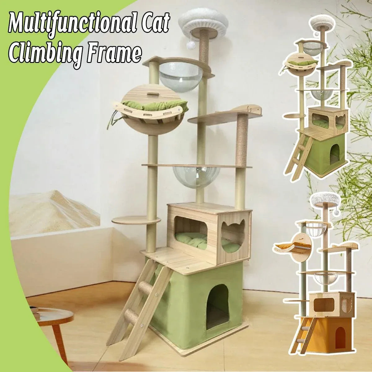 Multi Functional Cat Climbing Tree Tower Stand House Furniture