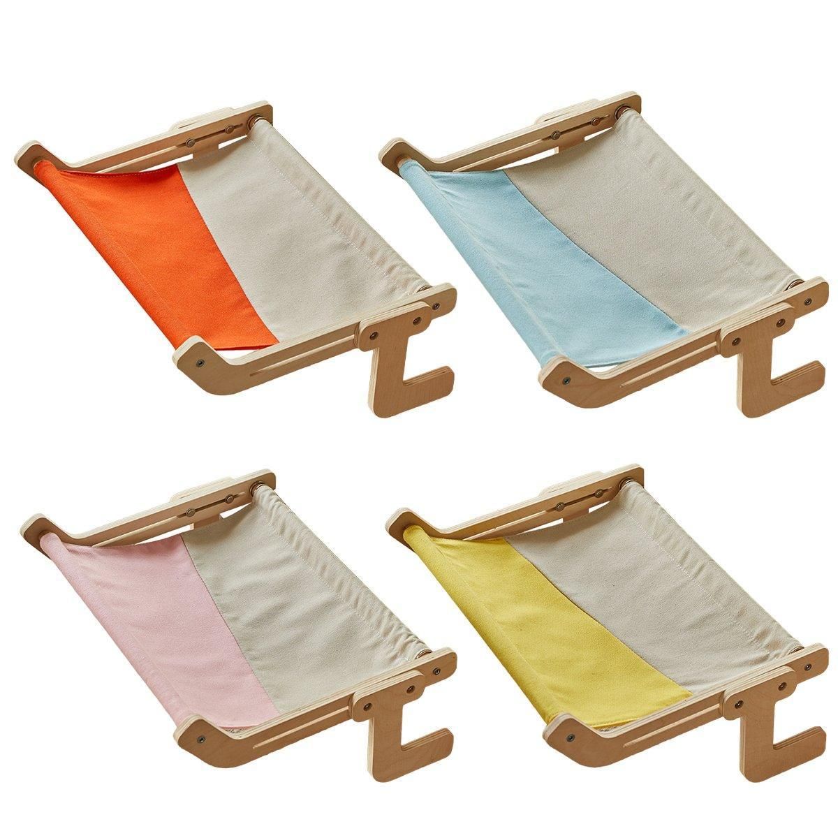 Window Hanging Cat Hammock Solid Wood Sun Bed Nest