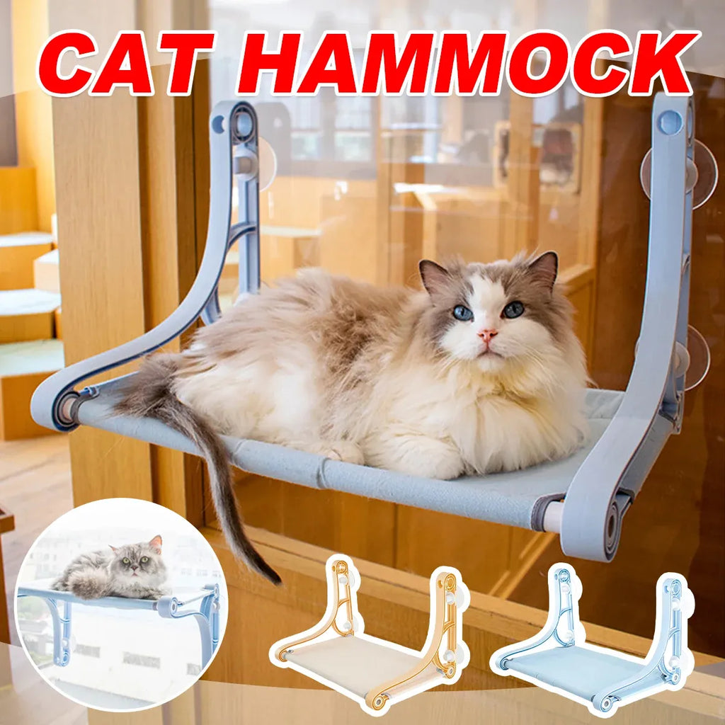 Cat Hammock for Wall Window Glass Suction Cup Style Comfortable Space