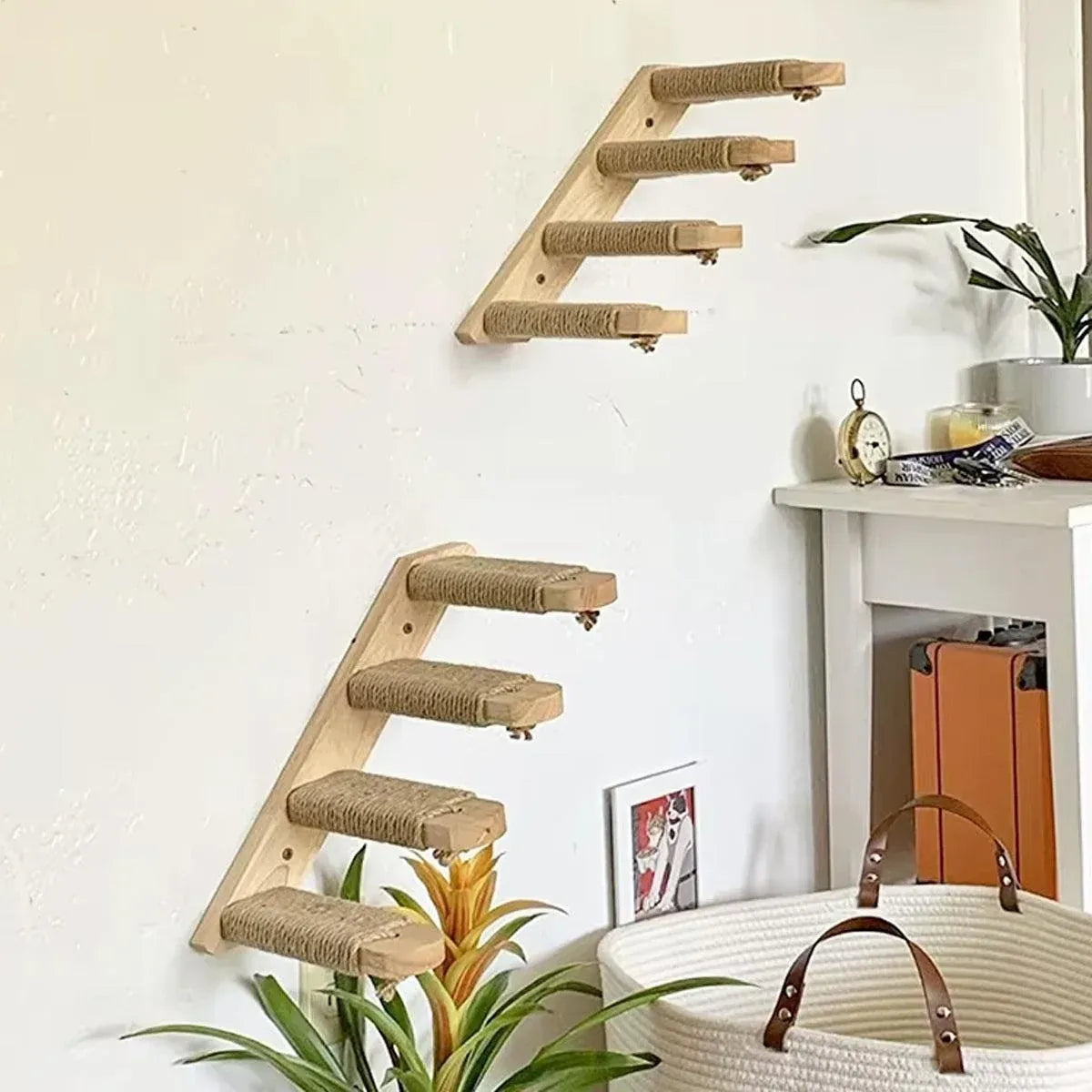 1-Piece Wall-Mounted Cat Climbing Shelf