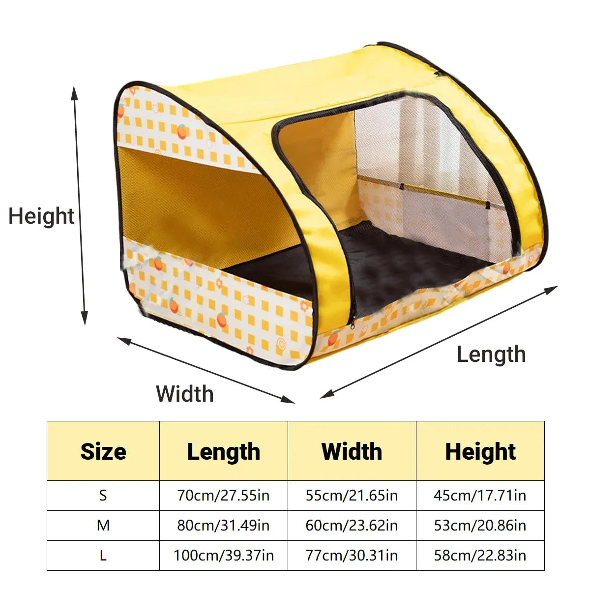 Foldable Pet Tent Large Cat Nest Indoor Cage Enclosure Kitten