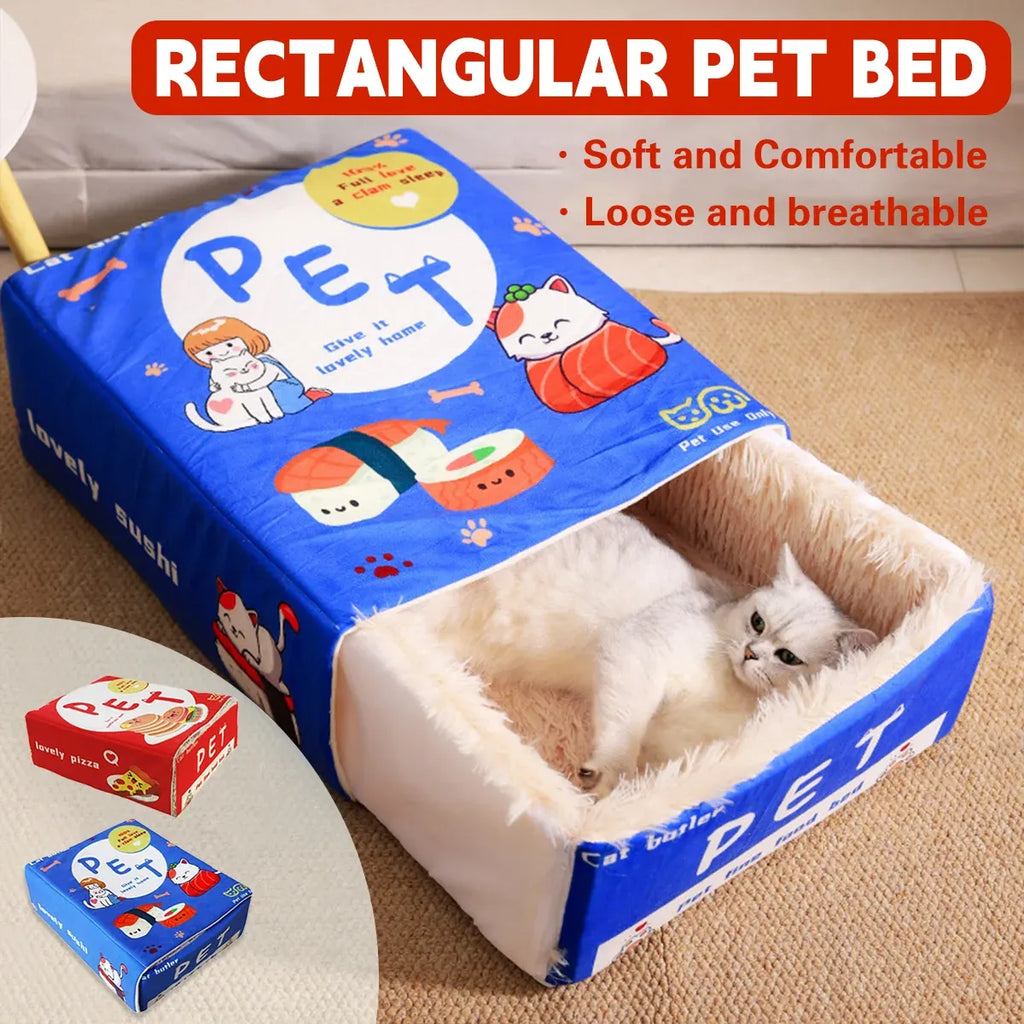 Rectangular Cookie Box Pet Bed