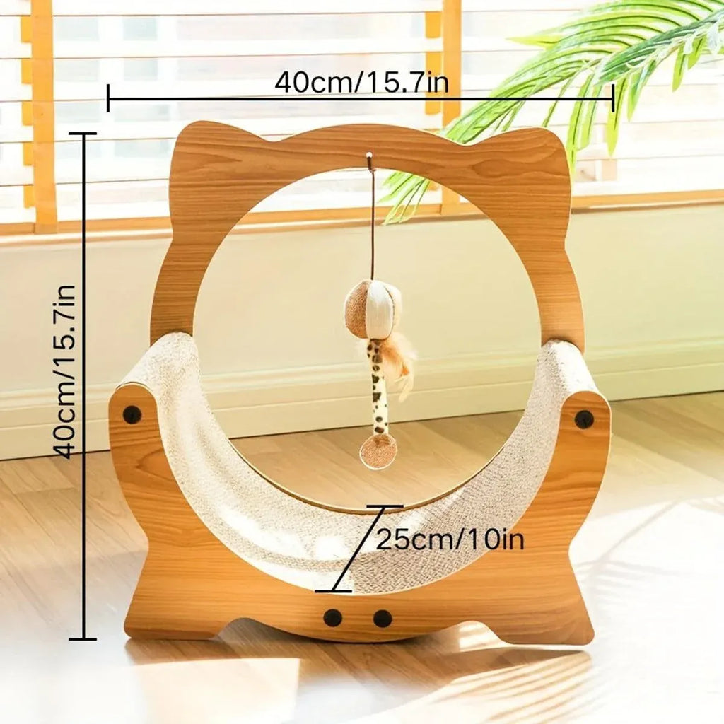 2in1 Cat Nest Scratching Board Claw Sharpening Bed