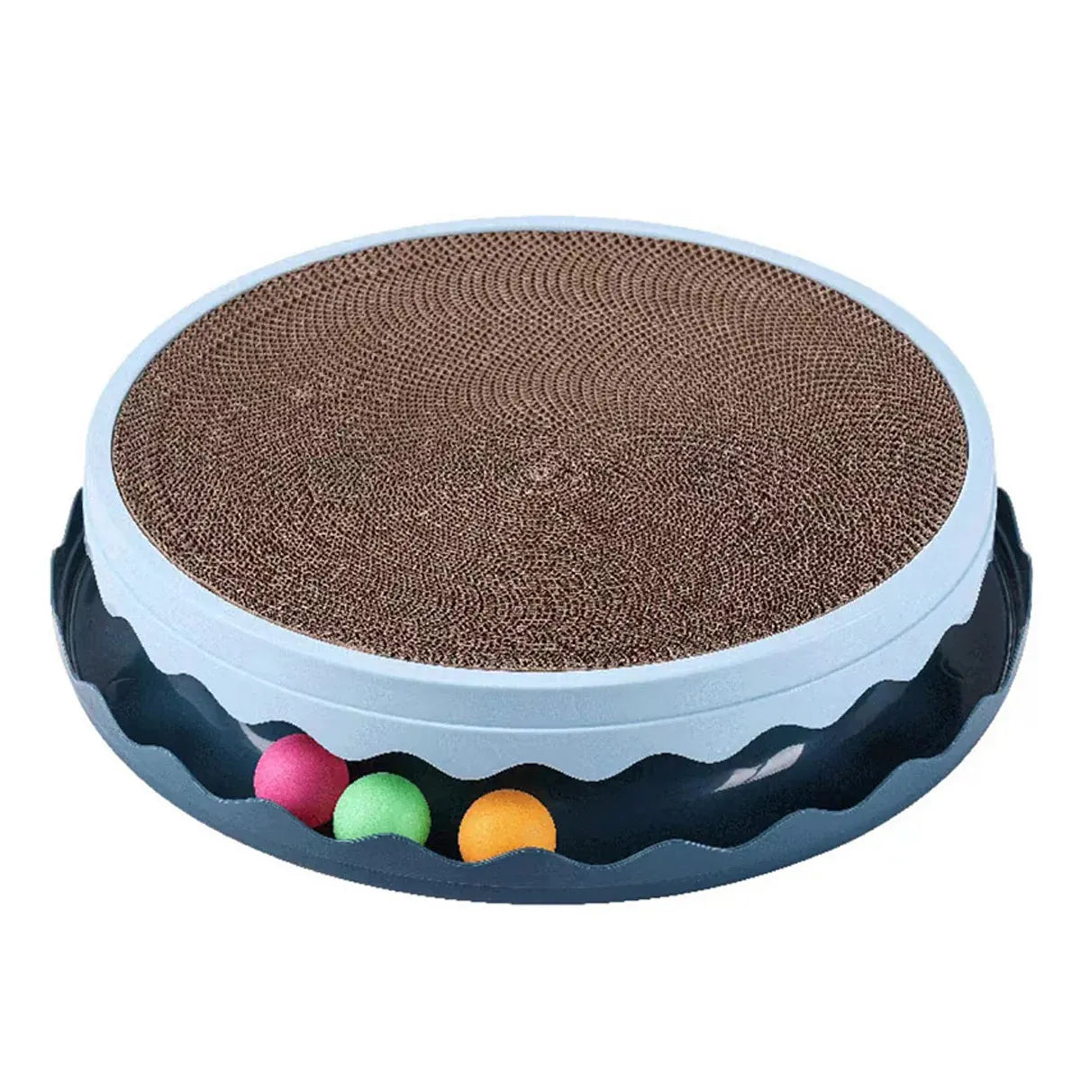 Cat Scratcher Turntable Toy Large Round Corrugated Board Nest Scratch