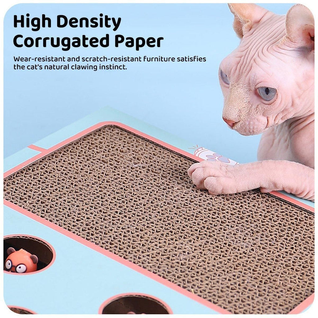 Multifunctional Cat Toys Corrugated Scratch Board