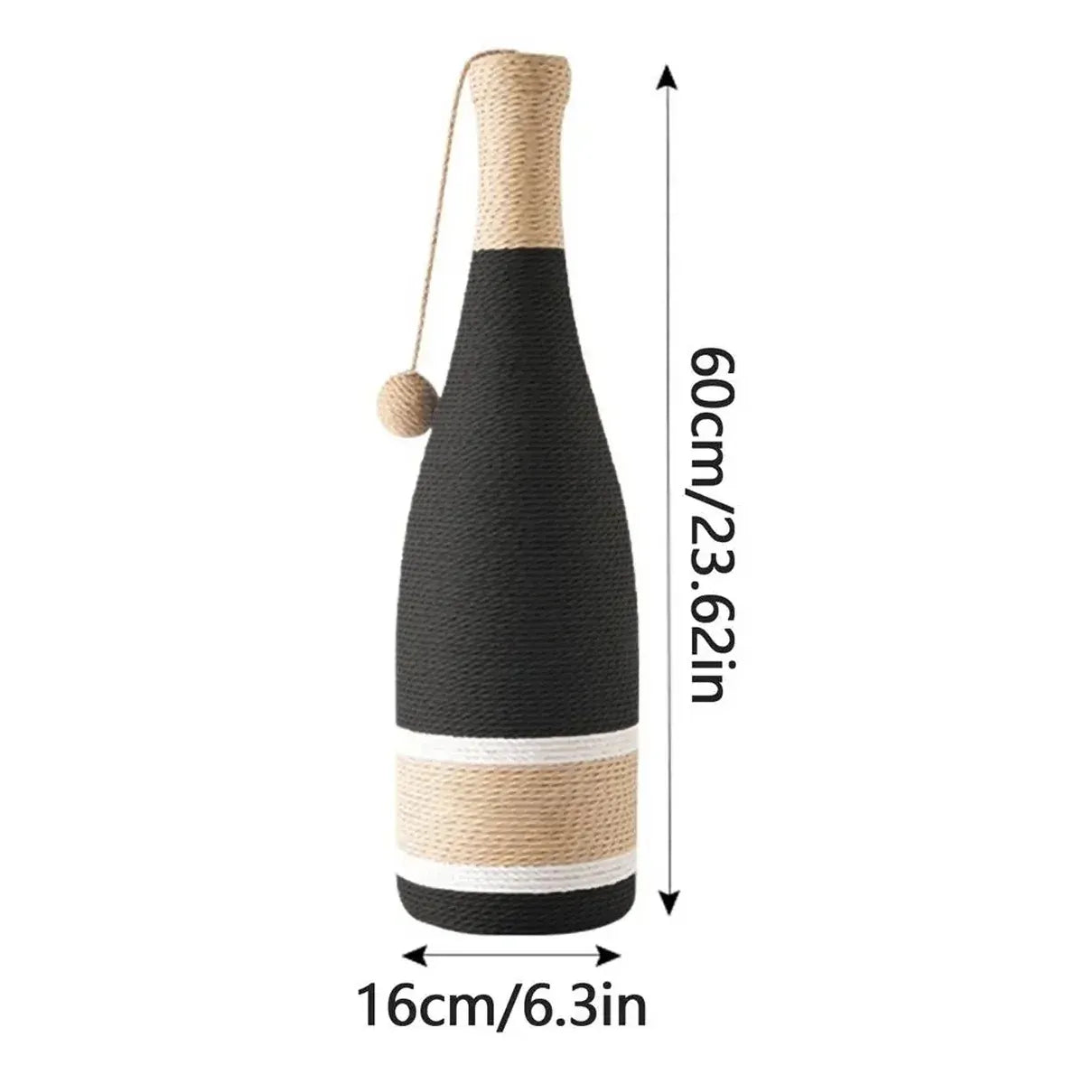 Vertical Cat Claw Wine Bottle Toy Kitten Scratcher Interactive Pet