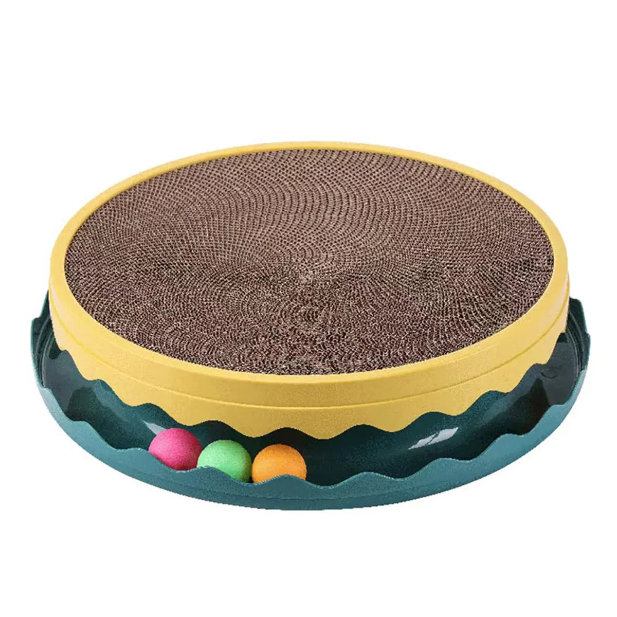 Cat Scratcher Turntable Toy Large Round Corrugated Board Nest Scratch