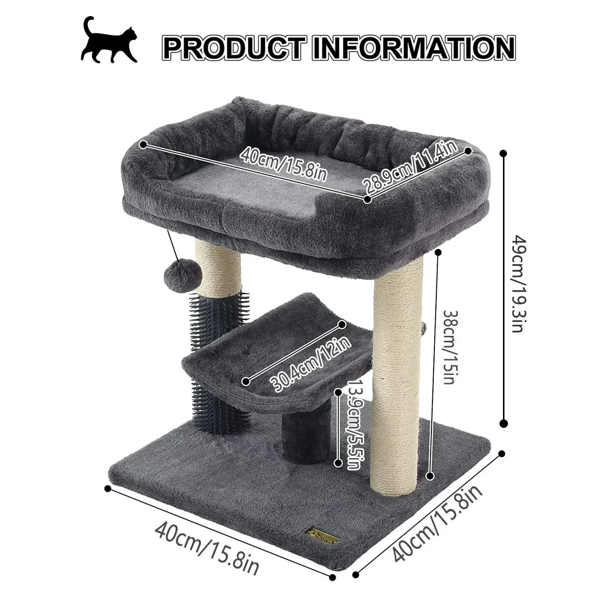 Cat Tree Scratching Post Claw Board Litter Crawler One Pet Toy
