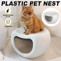 Plastic Pet Nest for Cats Small Dogs Waterproof Detachable Easy