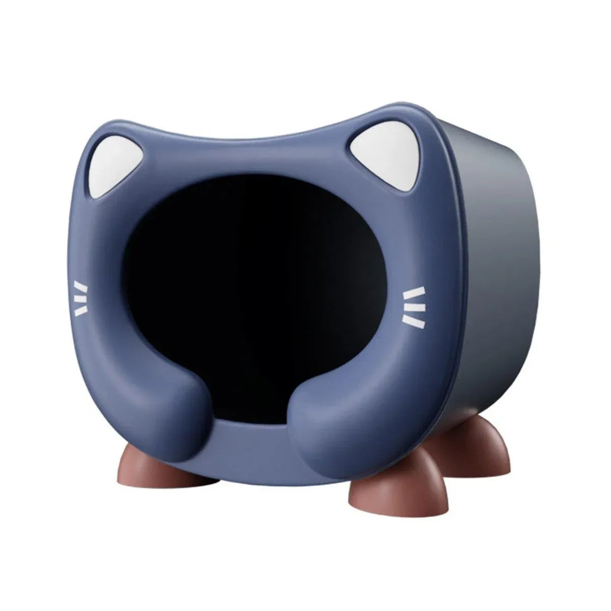 Semi Closed Cat Nest Soft Cozy Pet Bed