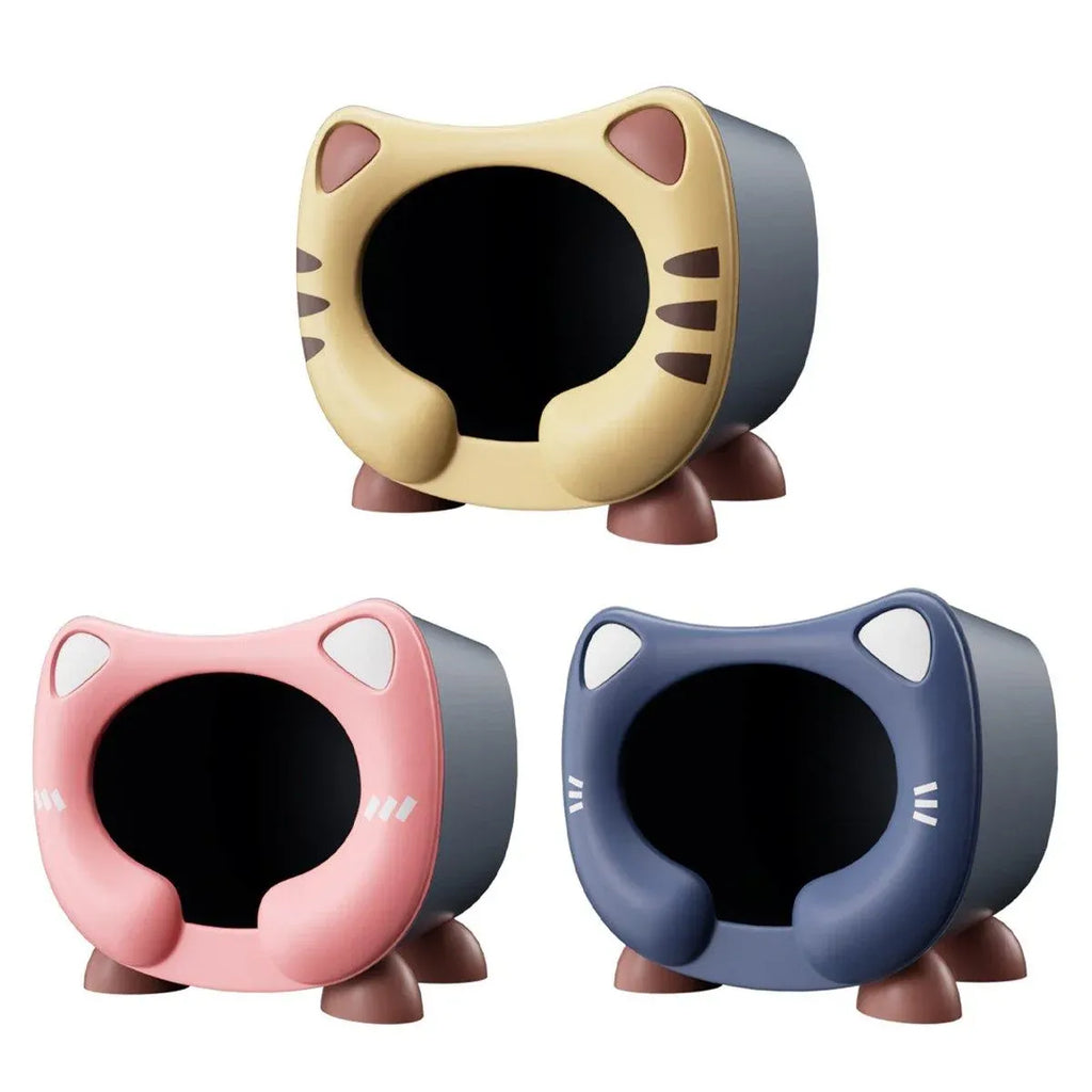 Semi Closed Cat Nest Soft Cozy Pet Bed
