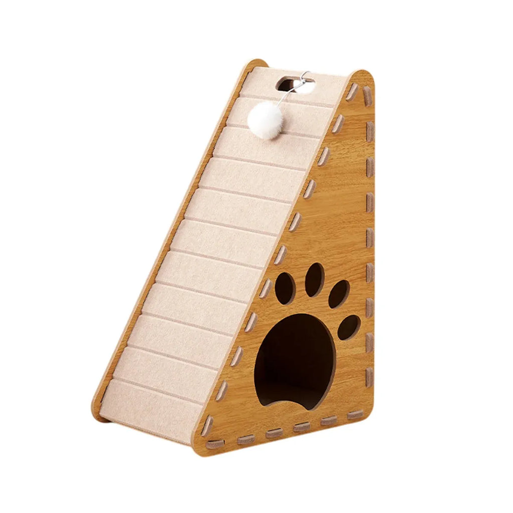 Triangle Cat Scratch Board Felt Claw Pad Vertical Nest Durable All