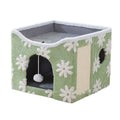 Cat Bed Foldable Double Layer Upper Lower Pet House Sleeping Nest