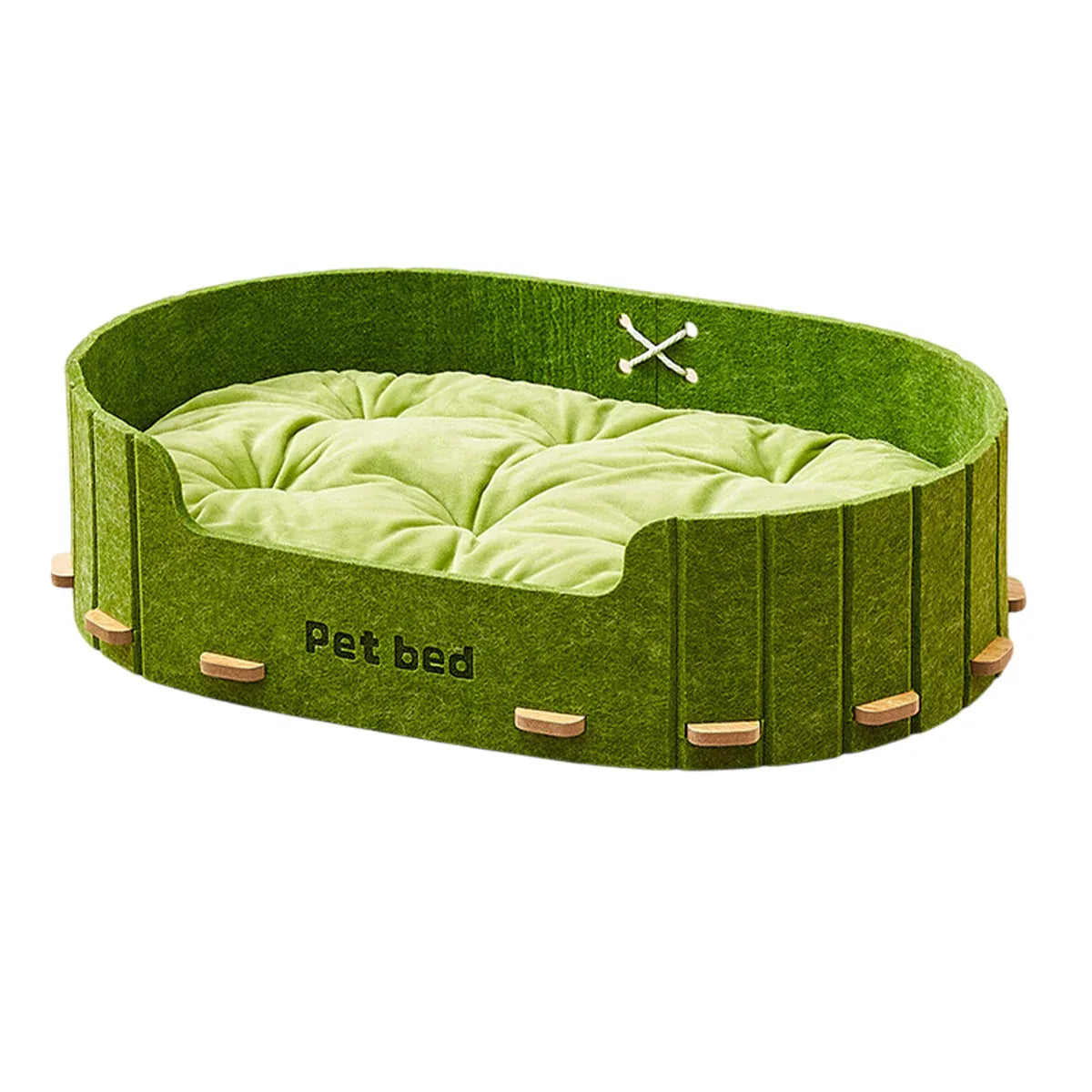 Pet Sleeping Bed Felt Cat Nest Warm Dog Bed Soft Indoor Cushion