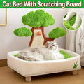 Pine Tree Shape Cat Scratching Board Wear-Resistant Removable