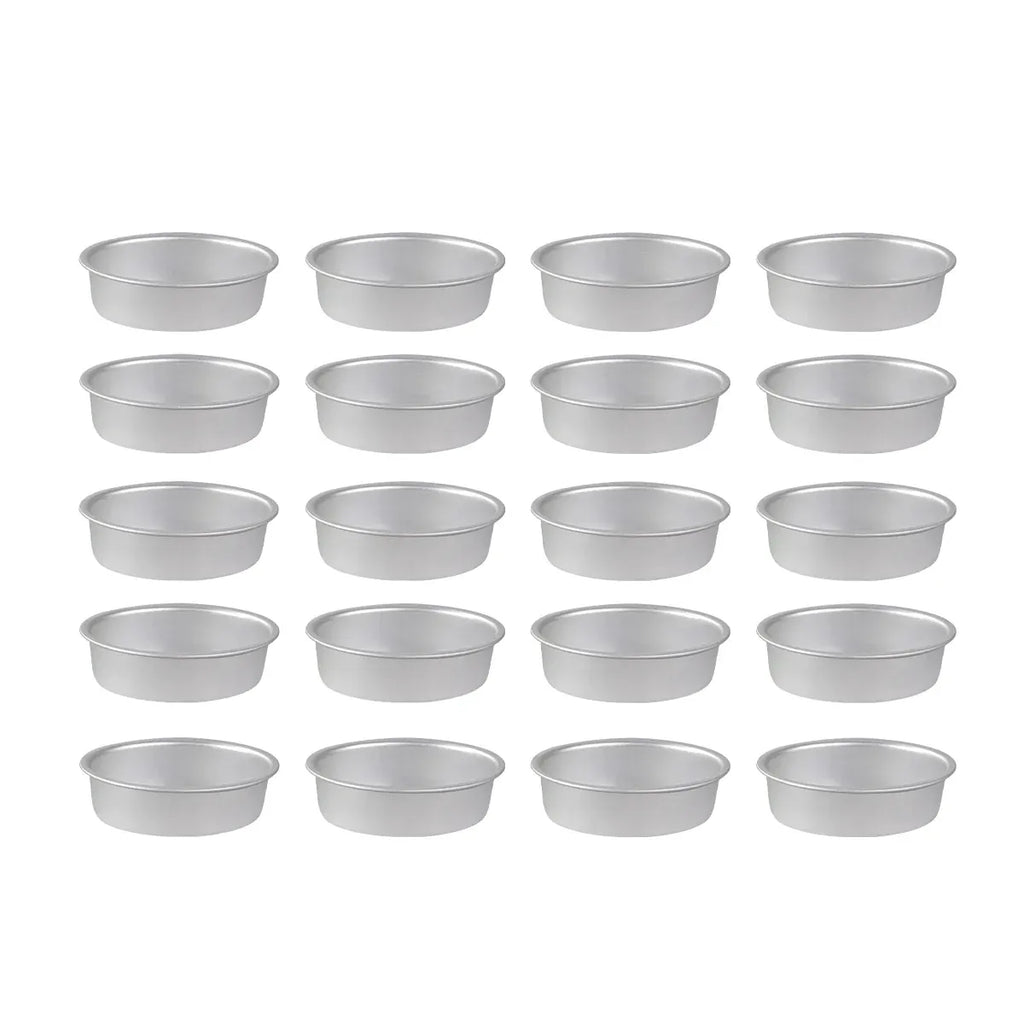 Oval Aluminium Cheesecake Moulds, Pack of 20