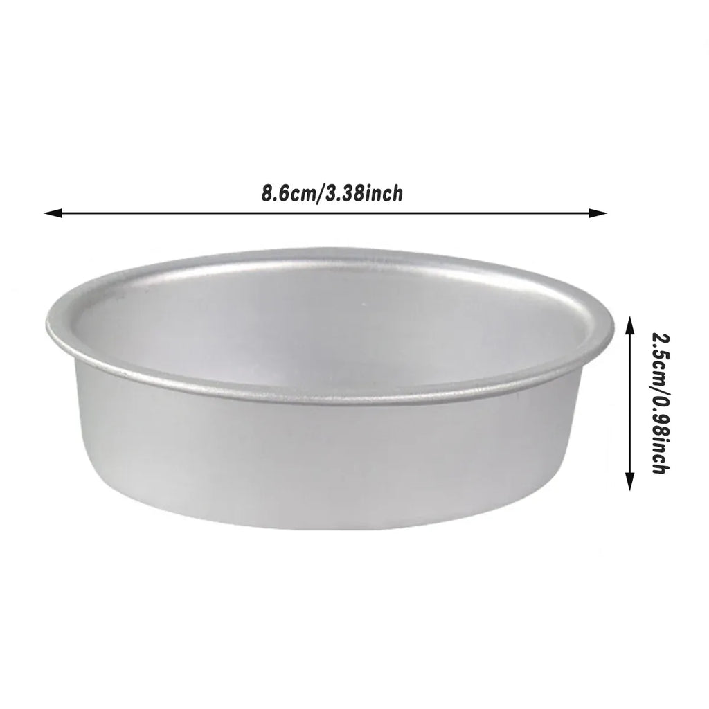 Oval Aluminium Cheesecake Moulds, Pack of 20