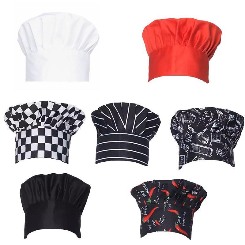 Adjustable Polyester Chef Cap with Elastic Band