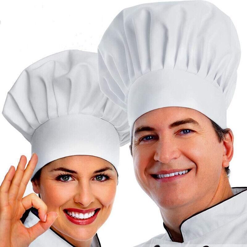 Adjustable Polyester Chef Cap with Elastic Band