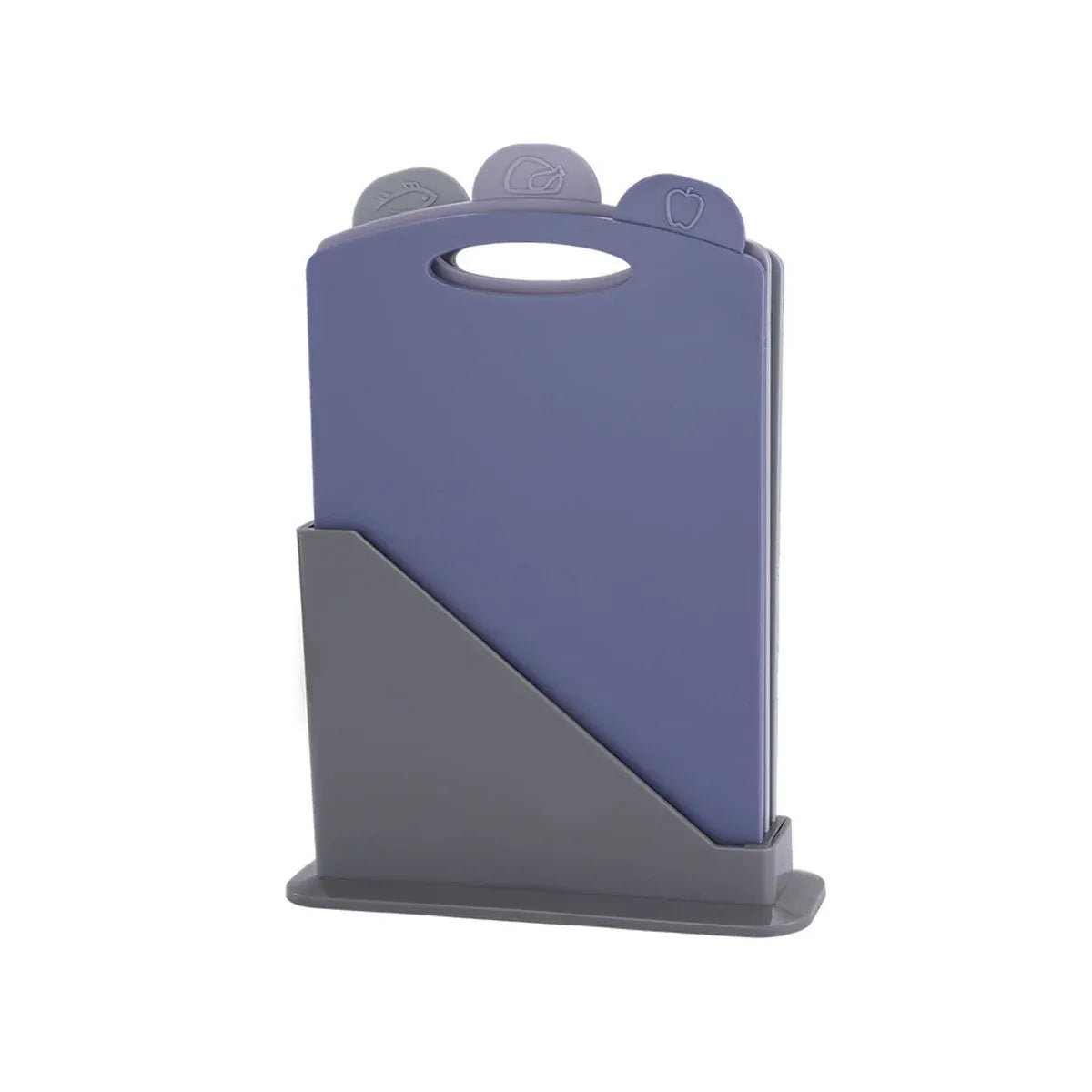 Colour-Coded Cutting Board Set with Stand, 3 Boards