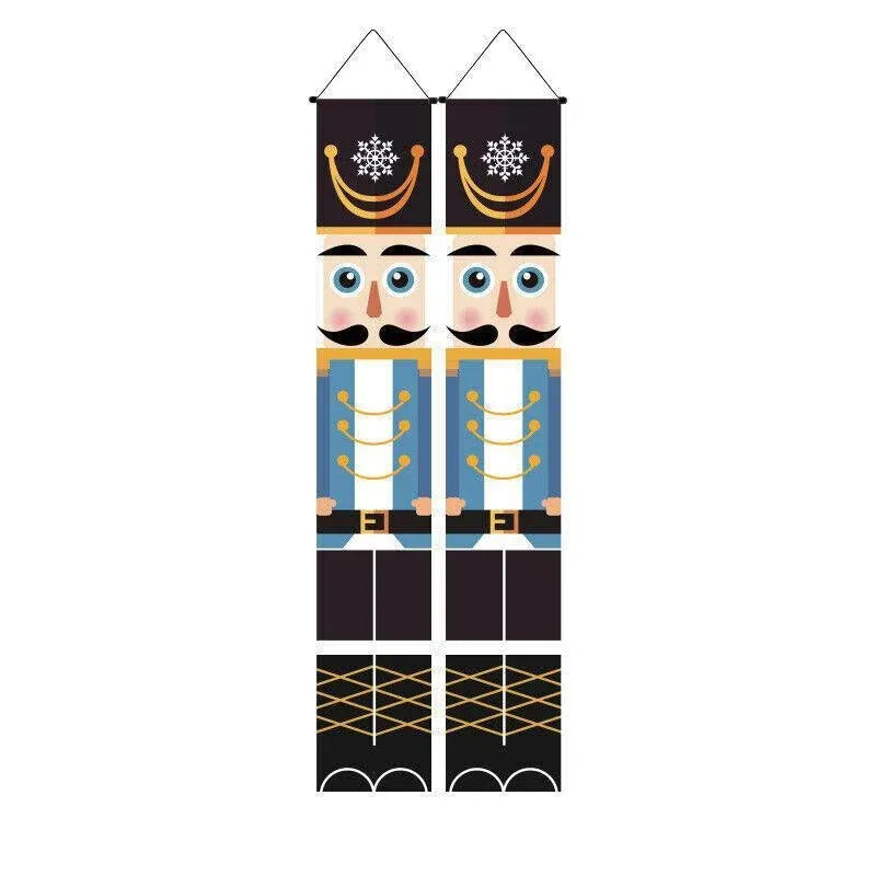 Christmas Door Banners, Pair, 30 x 180 cm