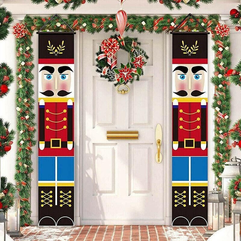 Christmas Door Banners, Pair, 30 x 180 cm