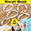 Cloud Shape Cookie Cutters, Set of 5