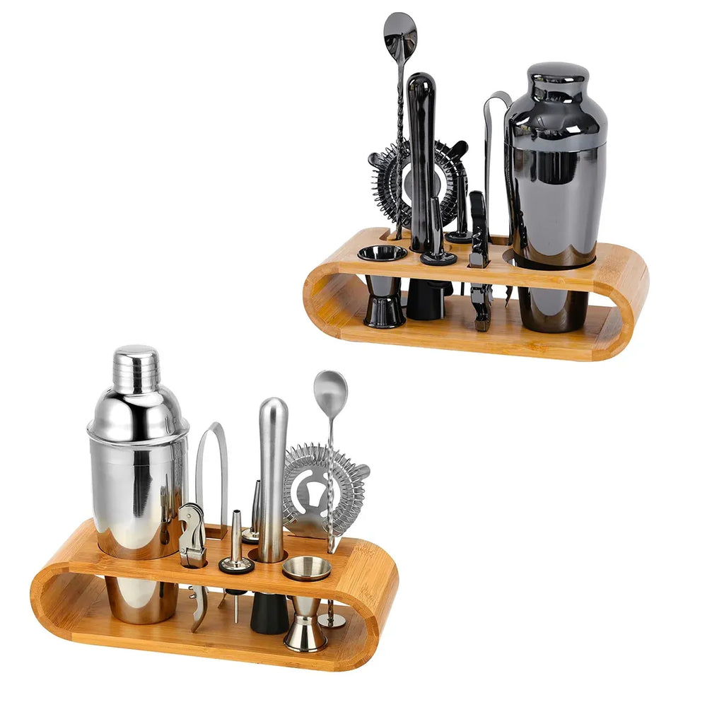 Cocktail Shaker Set Bar Tools Stainless Steel Mixing Glasses Drink