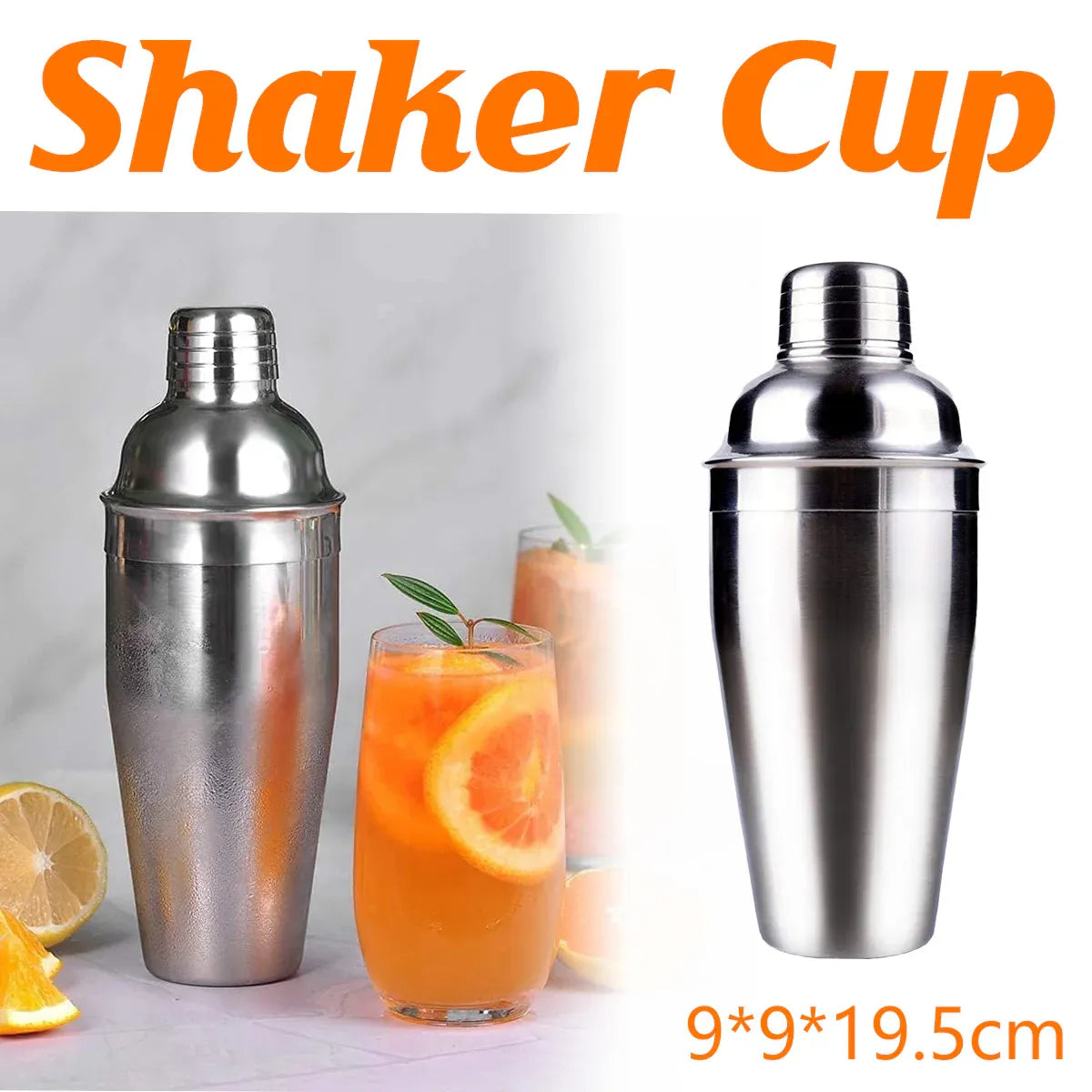 Stainless Steel Cocktail Shaker Decanter and Shaker For Home Bar