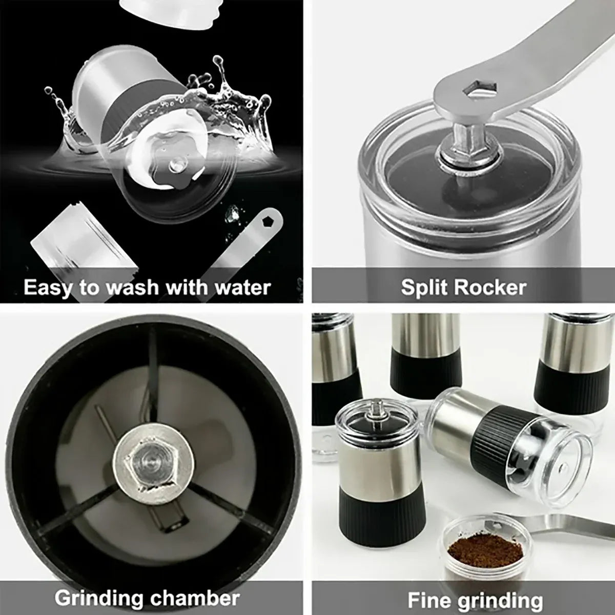 Small Manual Coffee Grinder with Ceramic Burr