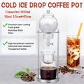 Glass Cold Drip Coffee Maker with Stainless Steel Stand, 600 ml