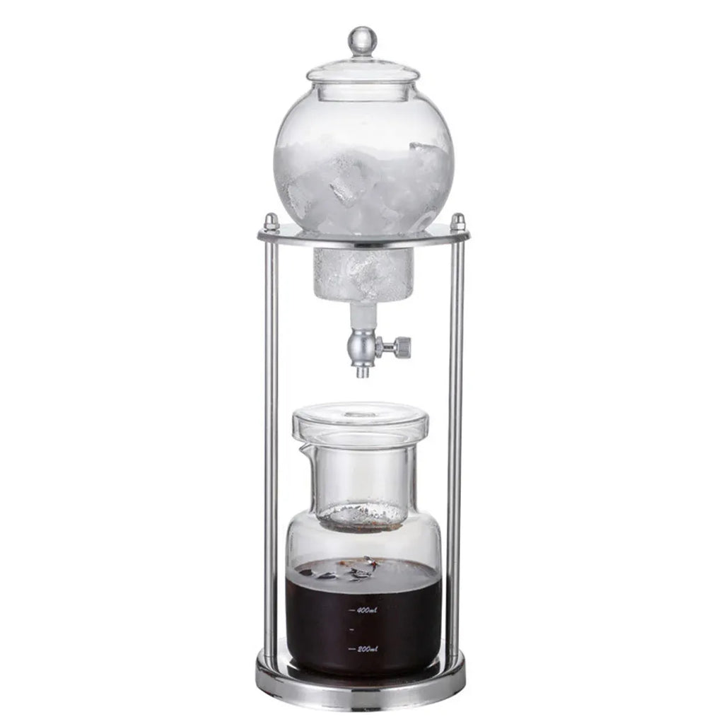 Glass Cold Drip Coffee Maker with Stainless Steel Stand, 600 ml
