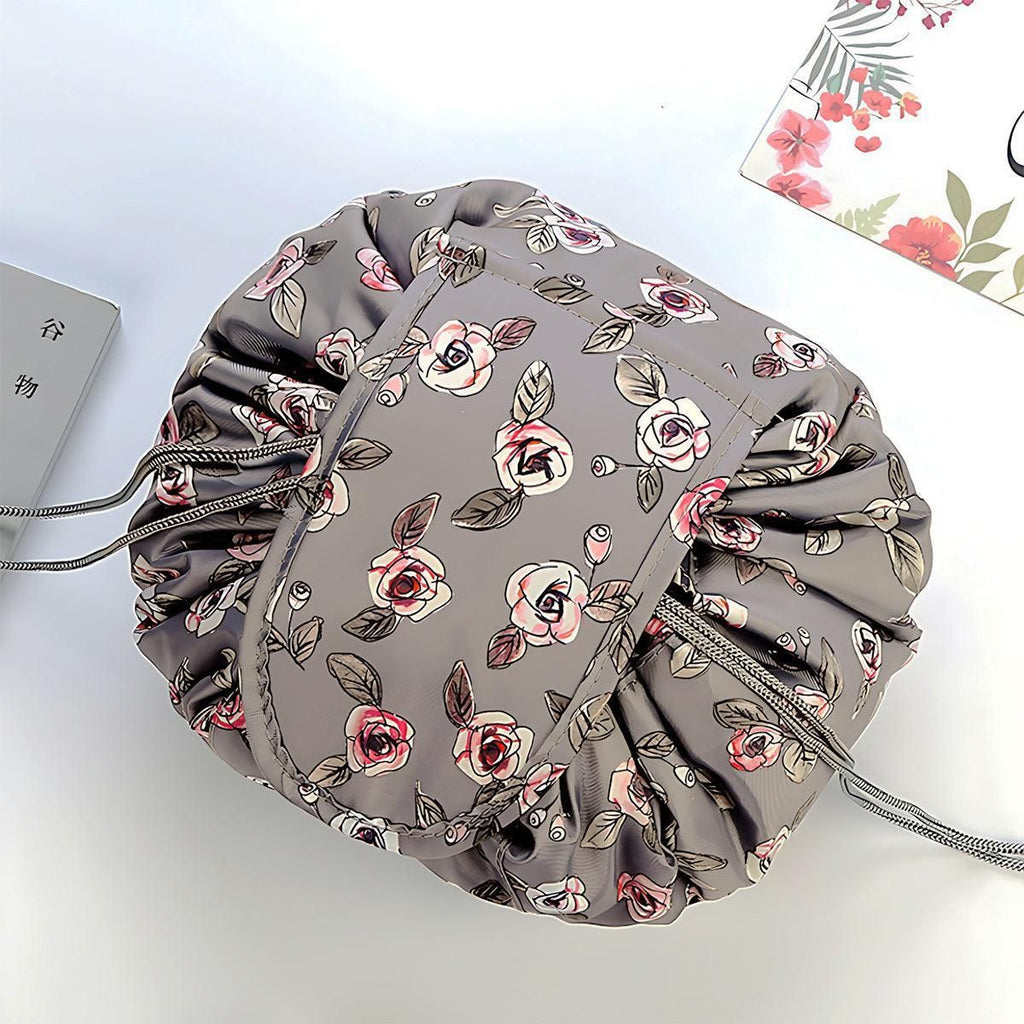 Drawstring Makeup Bag That Opens Flat, 53 x 53 cm