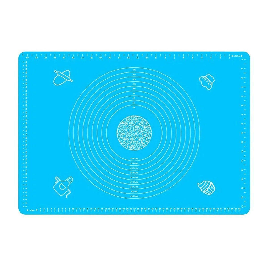 Silicone Pastry Rolling Mat, Blue, 64 x 45 cm