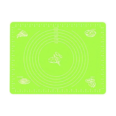 Aimall Silicone Rolling Dough Mat, Green