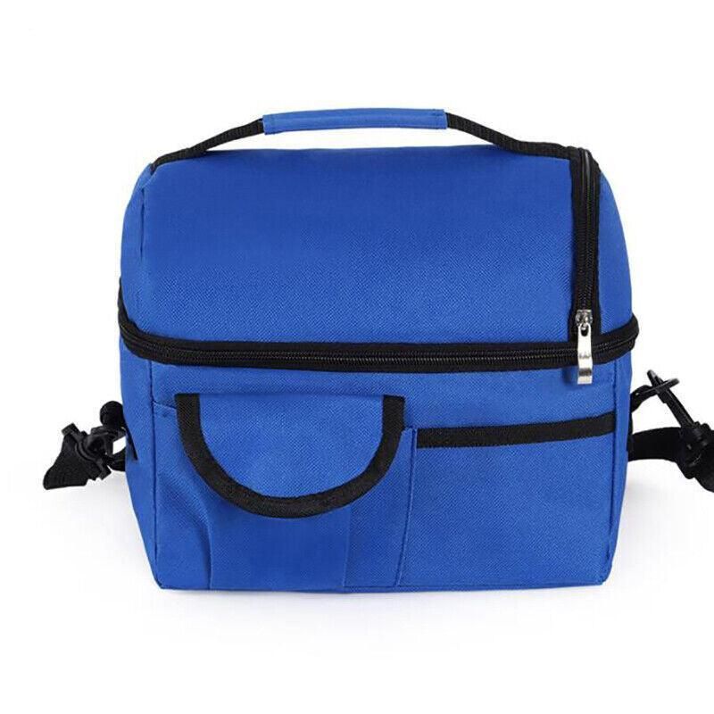 Insulated Lunch Tote Cooler Bag, 8 L, Blue