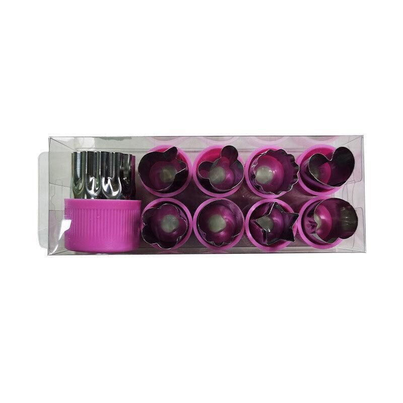 Stainless Steel Mini Food Cutter Set, 12 Pieces
