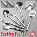 Stainless Steel Kitchen Utensil Set, 6 Pieces