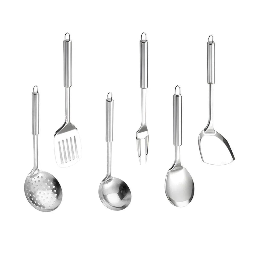 Stainless Steel Kitchen Utensil Set, 6 Pieces