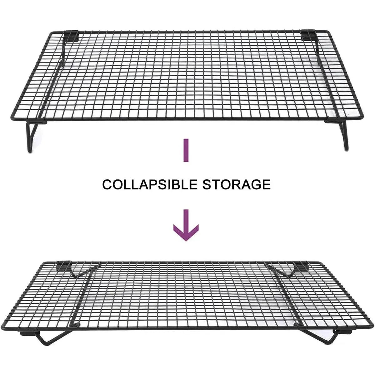 Collapsible Non-Stick Cake Cooling Rack, 34 x 24.3 cm