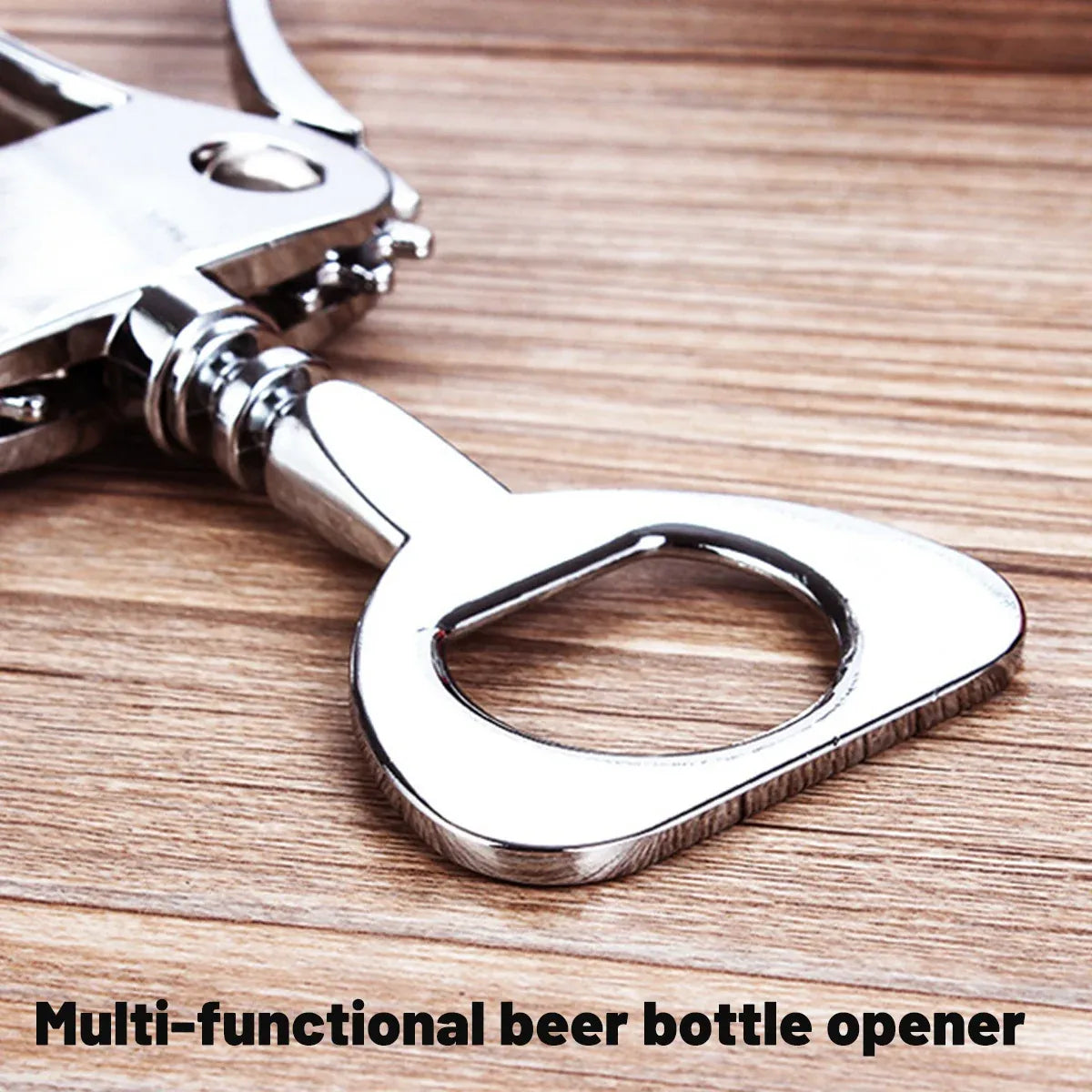 Zinc Alloy Winged Corkscrew with Cap Lifter